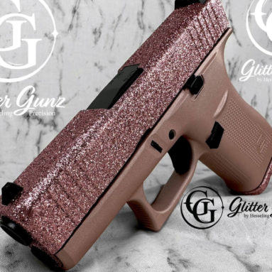 GlitterGunz Rose Gold Glock 43X Pistol Giveaway
