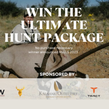 6-Day African Hunting Safari, Rifle, Optics + Gear Giveaway